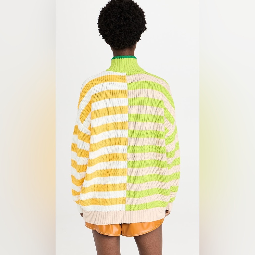 STAUD Multicolor Striped Turtleneck Sweater - Picture 6 of 13
